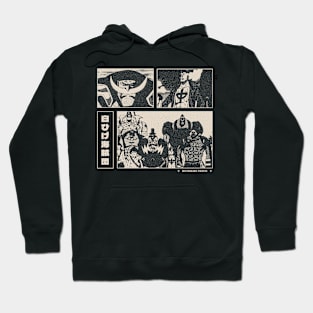 Whitebeard Pirates Gloomy Halftone Fanart Design Hoodie